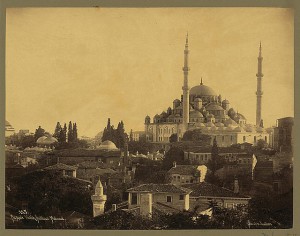 Fatih Moschee im Jahre 1880 ( Osmanisches Reich)