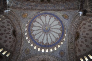 Blaue Moschee Innenraum Kuppel