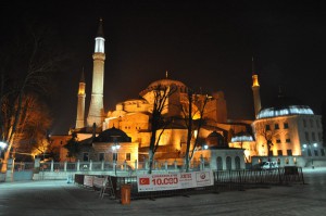 Hagia Sophia night
