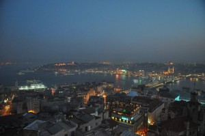 Lichter Istanbuls Abend Alstadt