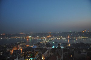 Lichter Istanbuls Alstsdt und neue Moschee