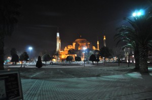 Nachts Hagia Sophia