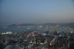 Nachts Istanbul und Alstadt